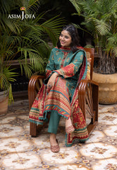 Asim Jofa Prints Collection Vol 4 Ajgb-01 Printed Lawn 3 Pcs