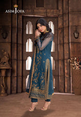 Asim Jofa Pyaar Diyan Gallan Ajem-13 Embroidered Organza 3 Pcs