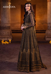 Asim Jofa Vasl Ajyv-04 Embroidered Chiffon 3 Pcs