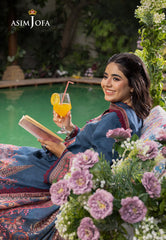 Asim Jofa Prints Collection Vol 4 Ajgb-09 Printed Lawn 3 Pcs