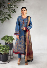 Asim Jofa Rania Jofa Jacquard Festive Ajra-27 Embroidered Jacquard 3 Pcs