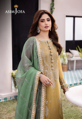 Asim Jofa Designers Limited Edition Ajcfd-16-Xs Embroidered Chiffon 3 Pcs