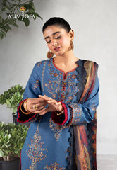 Asim Jofa Rania Jofa Jacquard Festive Ajra-27 Embroidered Jacquard 3 Pcs