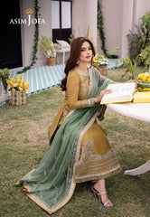 Asim Jofa Dhanak Rang Ajcf-16 Embroidered Chiffon 3 Pcs
