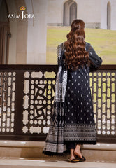 Asim Jofa Monochrome Collection Ajcm-04 Printed Lawn 3 Pcs