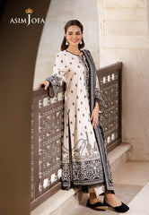 Asim Jofa Designers Limited Edition Ajcmd-10 Printed Lawn 3 Pcs