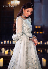 Asim Jofa Designers Limited Edition Ajyvd-03 Embroidered Net Stitched 3 Pcs