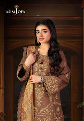 Asim Jofa Rania Jofa Jacquard Festive Ajra-28 Embroidered Jacquard 3 Pcs