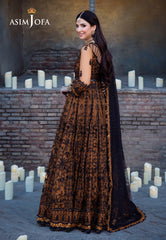 Asim Jofa Vasl Ajyv-08 Embroidered Net 3 Pcs
