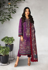 Asim Jofa Rania Jofa Jacquard Festive Ajra-22 Embroidered Jacquard 3 Pcs
