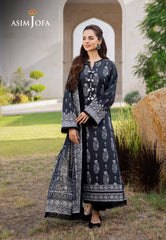 Asim Jofa Designers Limited Edition Ajcmd-03 Printed Stitched 3 Pcs