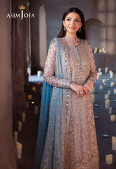Asim Jofa Vasl Ajyv-05 Embroidered Chiffon 3 Pcs