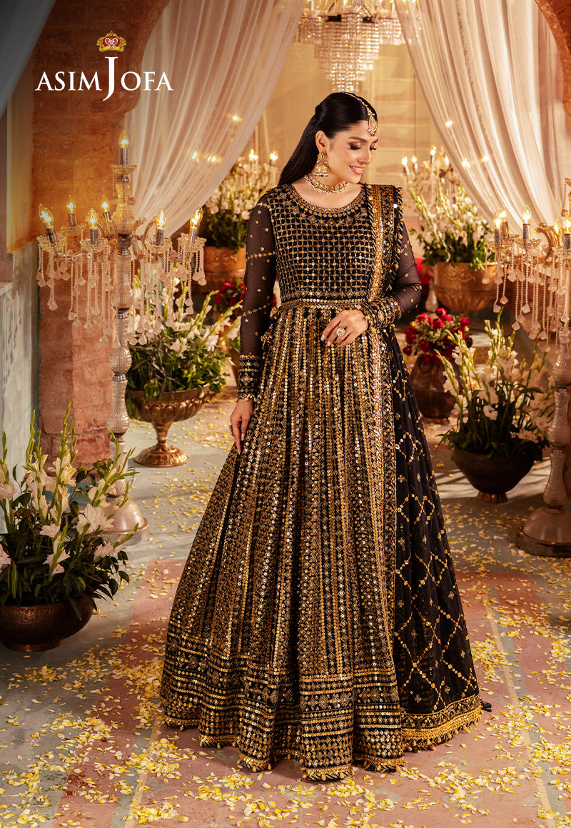 Asim Jofa Jaan-e-Jahan Ajjj-03 Embroidered Chiffon 3 Pcs