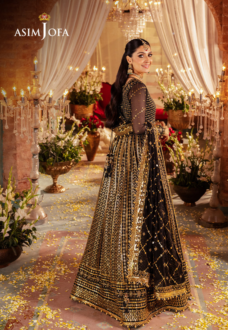 Asim Jofa Jaan-e-Jahan Ajjj-03 Embroidered Chiffon 3 Pcs