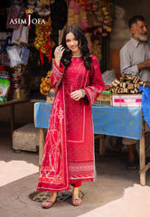 Asim Jofa Basic Print Union Ajbb-18 Printed Lawn 3 Pcs