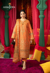 Asim Jofa Asra Festive Ajra-14 Embroidered Lawn  3 Pcs