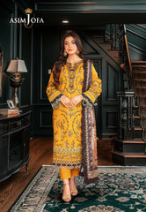 Asim Jofa Designers Limited Edition Ajrad-07-Xs Embroidered Lawn  3 Pcs