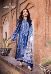 Asim Jofa Basic Print Union Ajbb-02 Printed Lawn 3 Pcs
