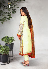 Asim Jofa Asra Festive Ajra-15 Embroidered Lawn  3 Pcs