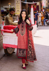 Asim Jofa Basic Print Union Ajbb-16 Printed Lawn 3 Pcs