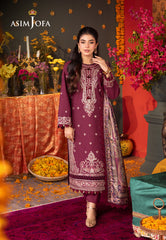 Asim Jofa Designers Limited Edition Ajrad-08-Xs Embroidered Lawn 3 Pcs