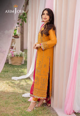 Asim Jofa Dhanak Rang Ajcf-25 Embroidered Chiffon 3 Pcs