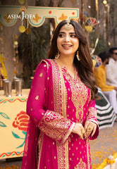 Asim Jofa Chamak Damak Ajcd-21 Embroidered Chiffon 3 Pcs