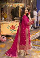 Asim Jofa Chamak Damak Ajcd-21 Embroidered Chiffon 3 Pcs