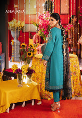 Asim Jofa Designers Limited Edition Ajrad-21 Embroidered Stitched 3 Pcs