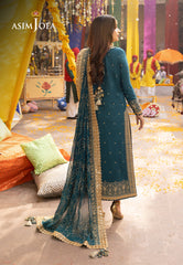 Asim Jofa Chamak Damak Ajcd-07 Embroidered Twisted Silk 3 Pcs