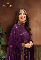 Asim Jofa Chamak Damak Ajcd-17 Embroidered Chiffon 3 Pcs