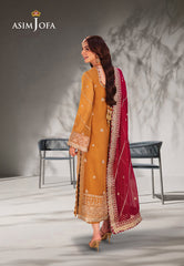 Asim Jofa Designers Limited Edition Ajkkd-12-Xs Embroidered Chiffon 3 Pcs
