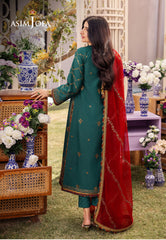 Asim Jofa Dhanak Rang Ajcf-23 Embroidered Jumbo Silk 3 Pcs