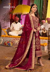 Asim Jofa Chamak Damak Pret Ajcdp-12 Embroidered Stitched 3 Pcs