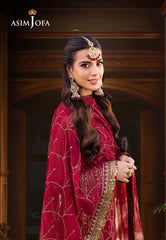 Asim Jofa Designers Limited Edition Ajmjd-28-Xs Embroidered Chiffon 3 Pcs