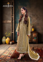Asim Jofa Designers Limited Edition Ajmjd-30-Xs Embroidered Paper Cotton 3 Pcs