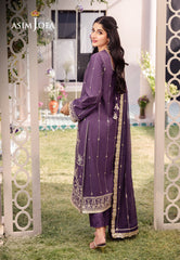 Asim Jofa Dhanak Rang Ajcf-29 Embroidered Jumbo Silk 3 Pcs