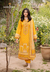 Asim Jofa Prints 2 Ajbu-22 Printed Lawn 3 Pcs