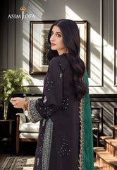 Asim Jofa Dhanak Rang Ajcf-21 Embroidered Boski Silk 3 Pcs