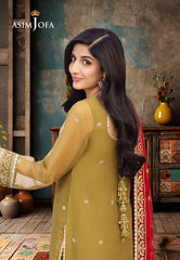 Asim Jofa Dhanak Rang Ajcf-26 Embroidered Chiffon 3 Pcs