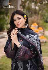 Asim Jofa Prints 2 Ajbu-09 Printed Lawn 3 Pcs