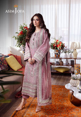 Asim Jofa Uraan Ajur-02 Embroidered Lawn 3 Pcs
