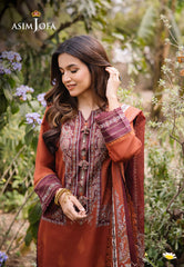 Asim Jofa Prints 2 Ajbu-01 Printed Lawn 3 Pcs