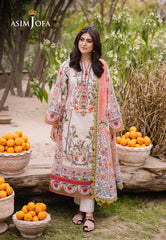 Asim Jofa Prints 2 Ajbu-08 Printed Lawn 3 Pcs