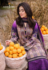 Asim Jofa Designers Limited Edition Ajbud-07-Xs Printed Lawn 3 Pcs