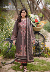 Asim Jofa Designers Limited Edition Ajbud-6 Printed Stitched 3 Pcs