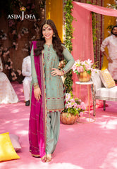 Asim Jofa Jag Mag Ajmj-08 Embroidered Chiffon 3 Pcs