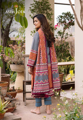 Asim Jofa Prints 2 Ajbu-10 Printed Lawn 3 Pcs