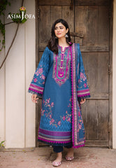 Asim Jofa Prints 2 Ajbu-16 Printed Lawn 3 Pcs