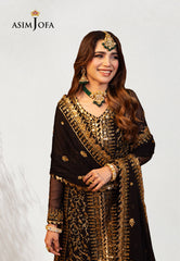 Asim Jofa Designers Limited Edition Ajcdd-19 Embroidered Chiffon 3 Pcs